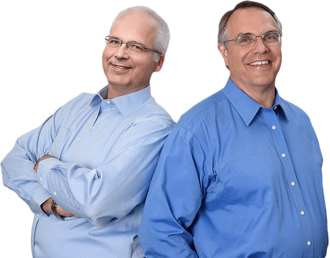 Indianapolis dentists Doctor Mark Farthing and Doctor Armin Tepner